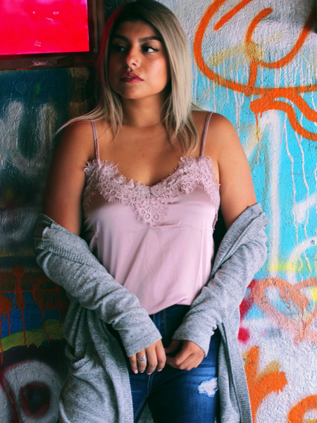 Dreamy Lavender Lace Cami