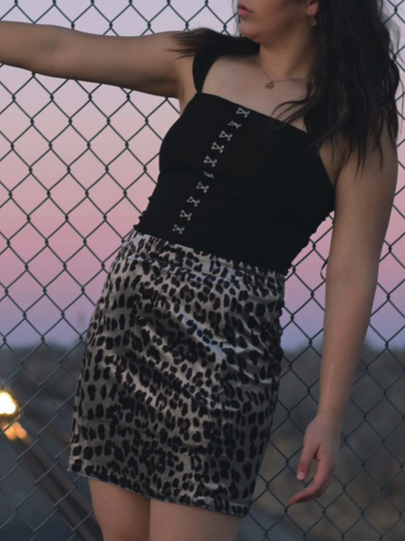 Thank You, Next Leopard Skirt