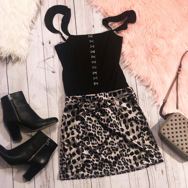 Thank You, Next Leopard Skirt