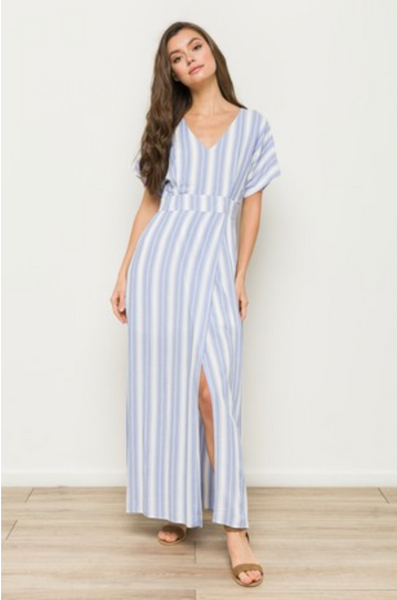 Breezy Blue Maxi Dress