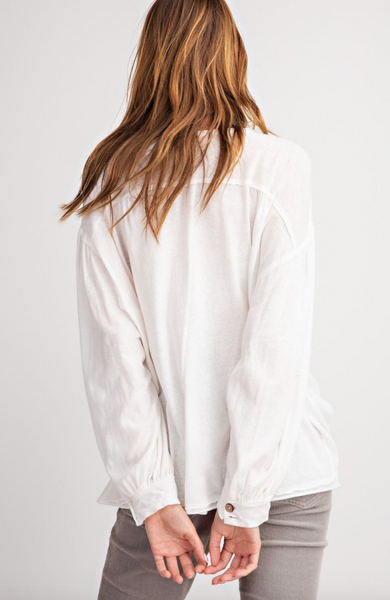 Casual Cool Oversized Blouse