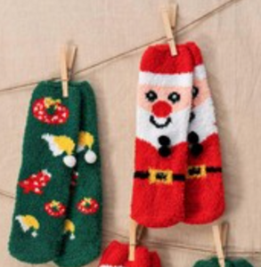 Christmas Fuzzy Socks