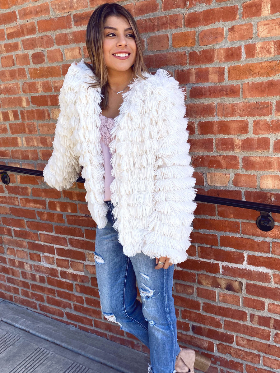 Too Glam Faux Fur Coat