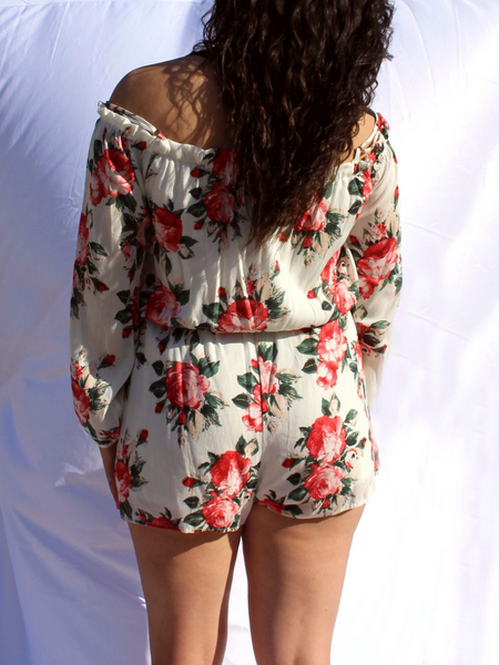 Brunch Date Floral Romper