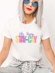 Stay Cay Graphic Tee